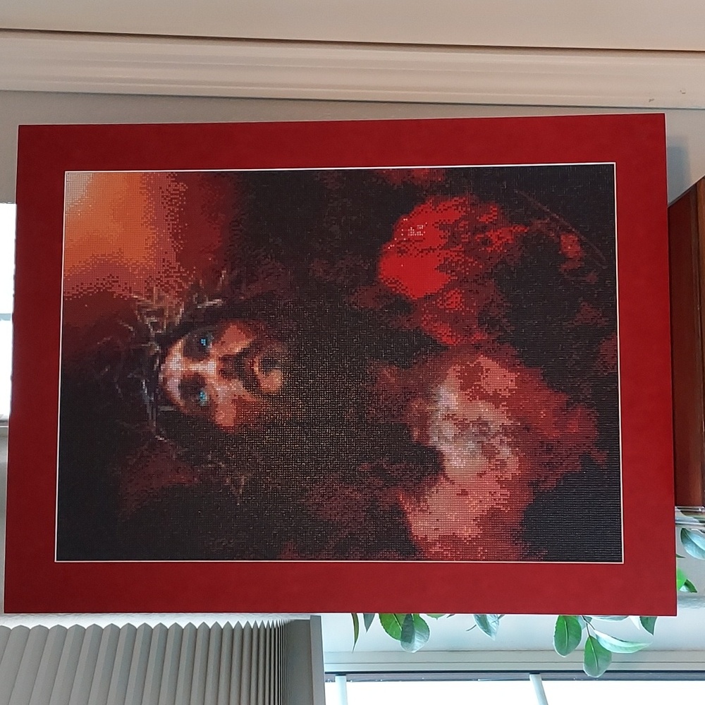 Diamond Painting of Jesus by Artist Pamela Miller
